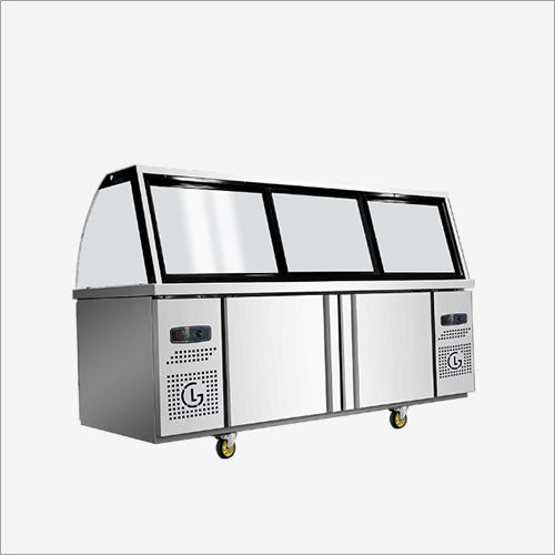 Glass freezer