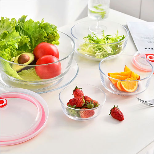 Saladettes with glass lid