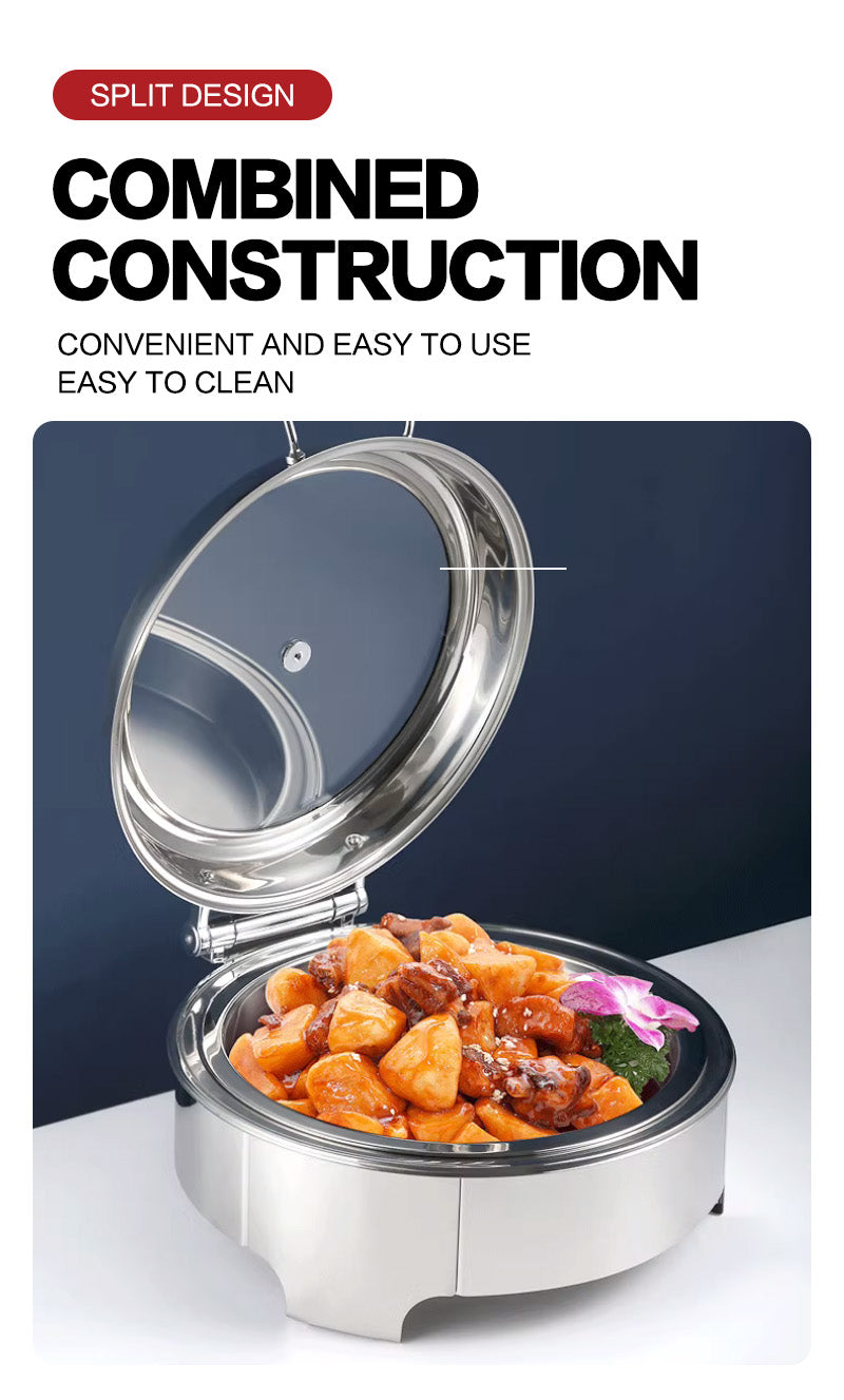 Visual and simple large enclosed hydraulic dining stove