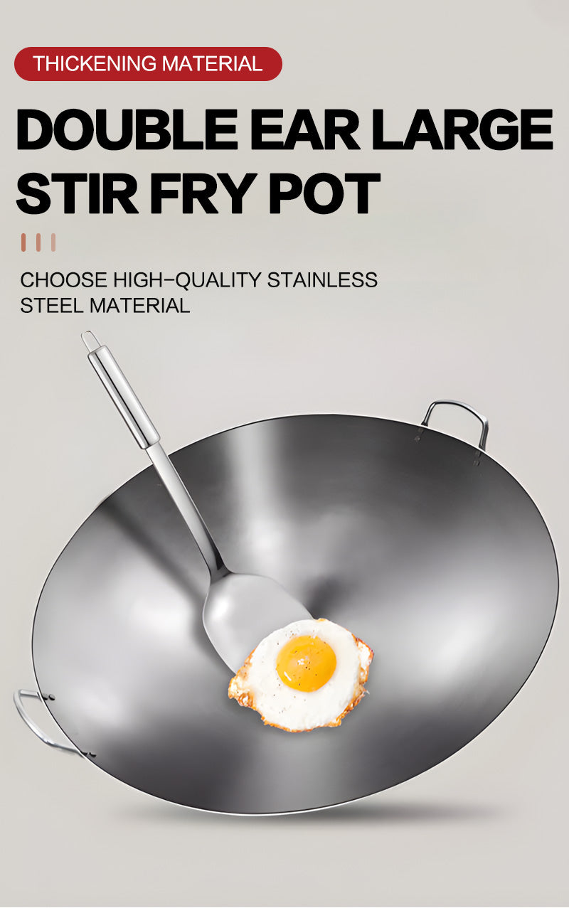 40cm round bottomed wok