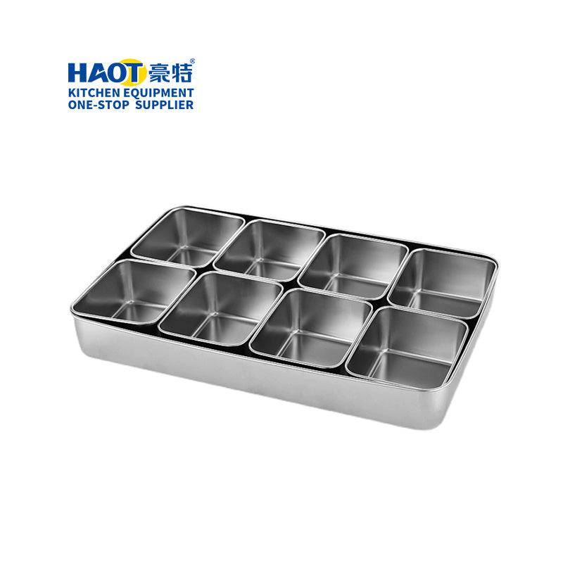 Japanese style Eight Grid Seasoning Box