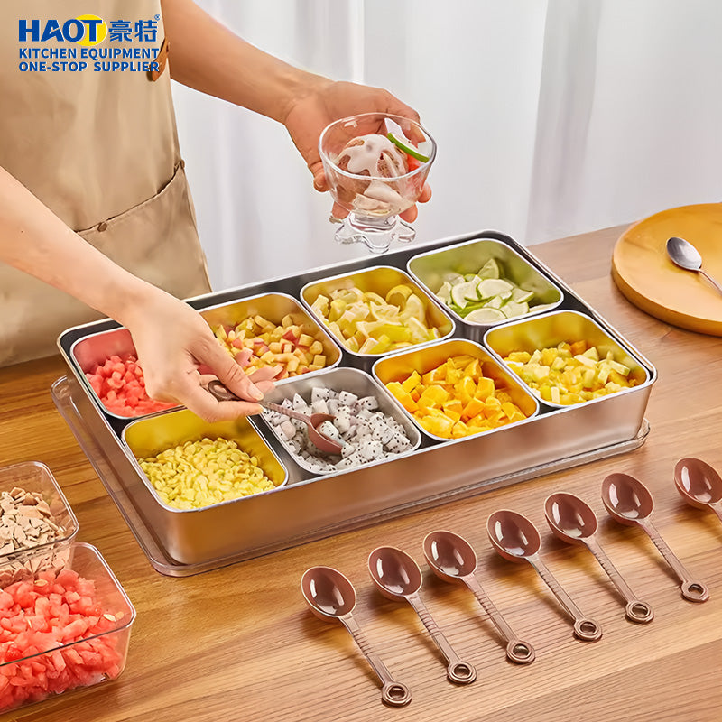 Japanese style Eight Grid Seasoning Box