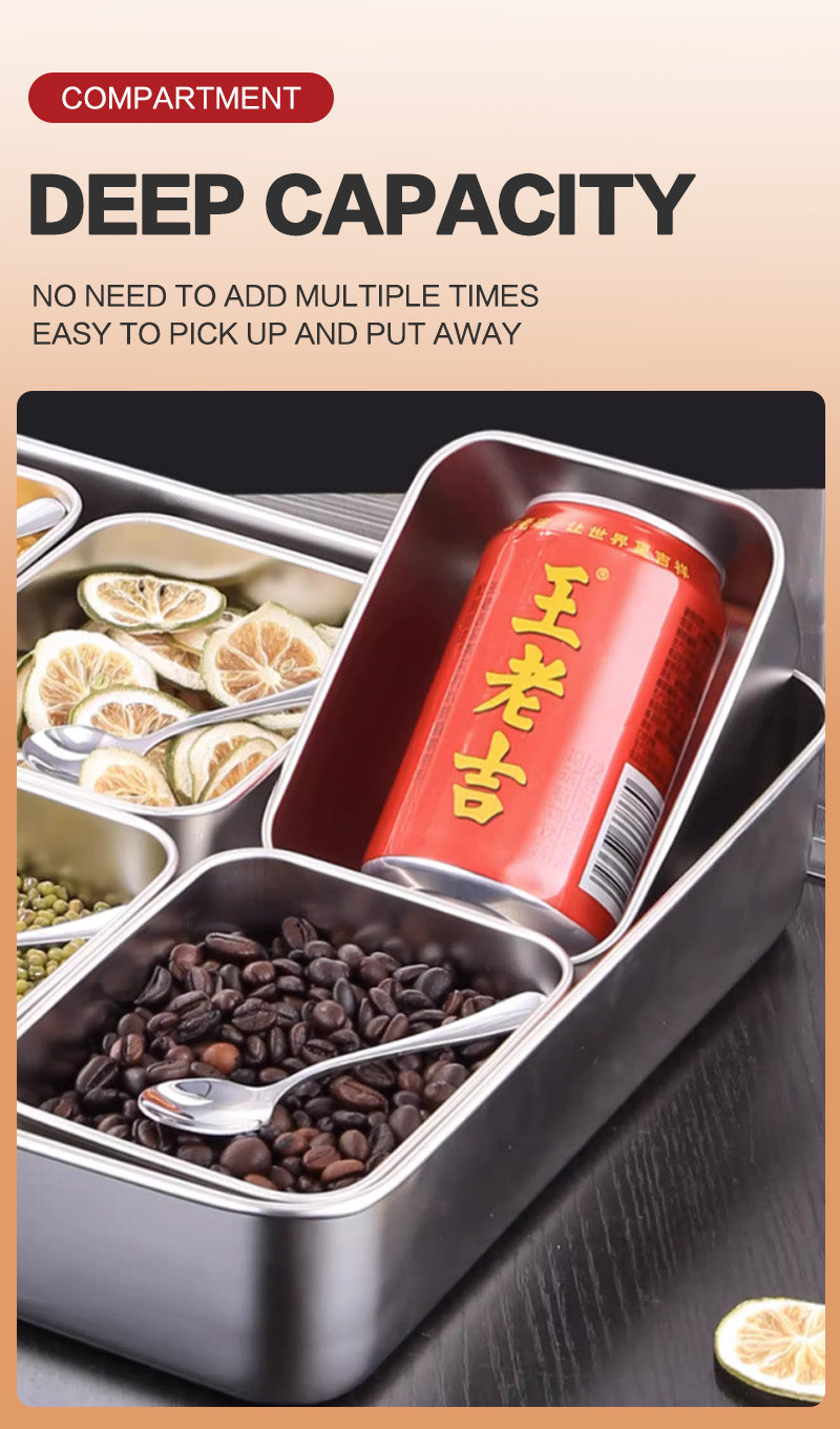 Japanese style Eight Grid Seasoning Box