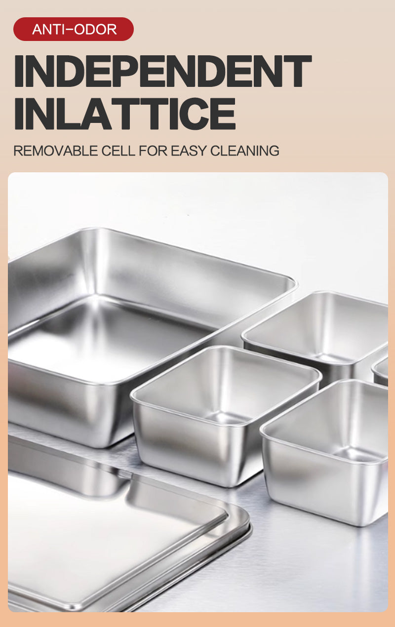 Japanese style Eight Grid Seasoning Box