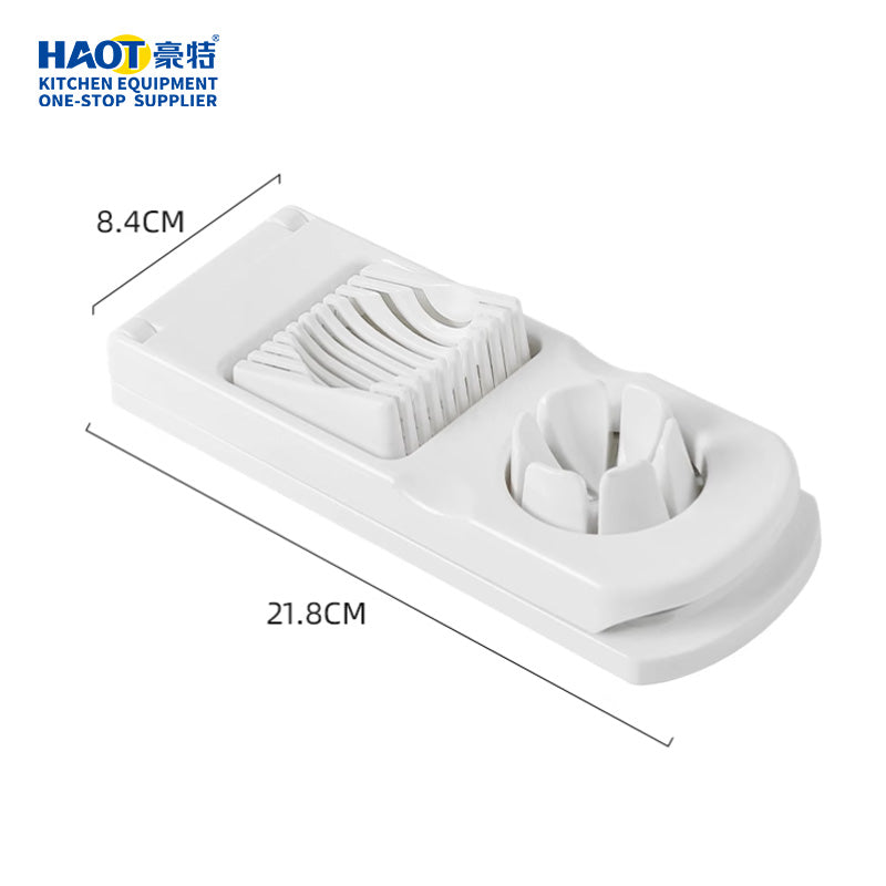 Double headed egg slicer