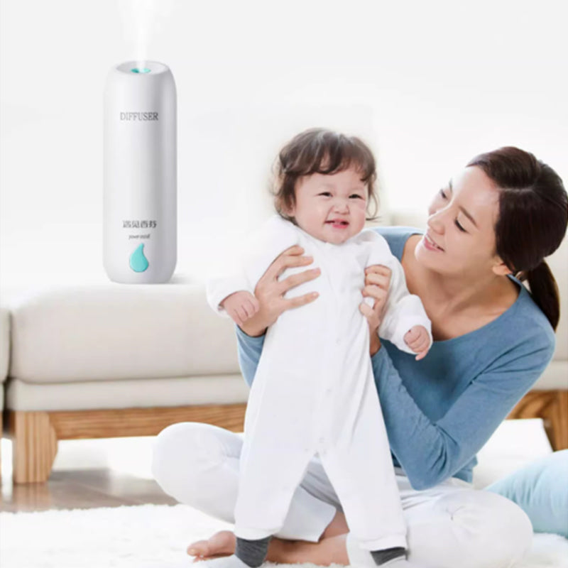 Grey white fragrance sprayer