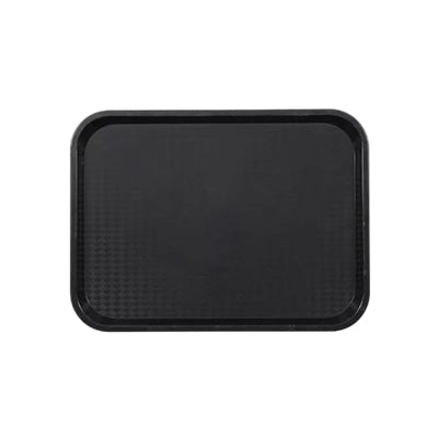 Black plastic tray