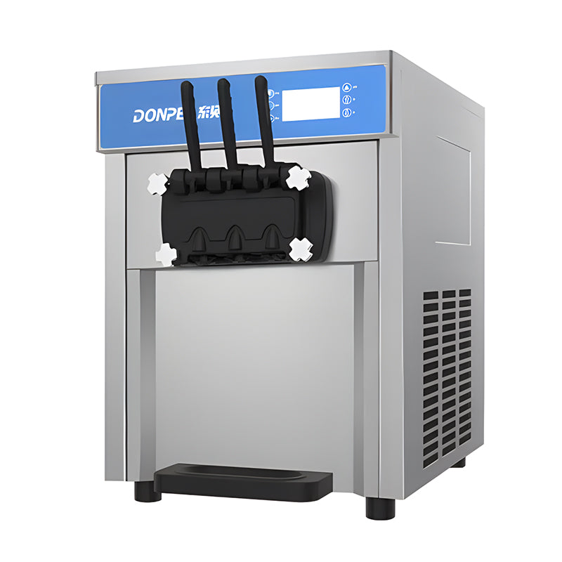 Commercial Automated Table Top 3 Flavors Soft Serve Ice Cream Machine