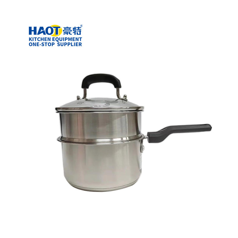 Composite bottom single handle high body juice pot
