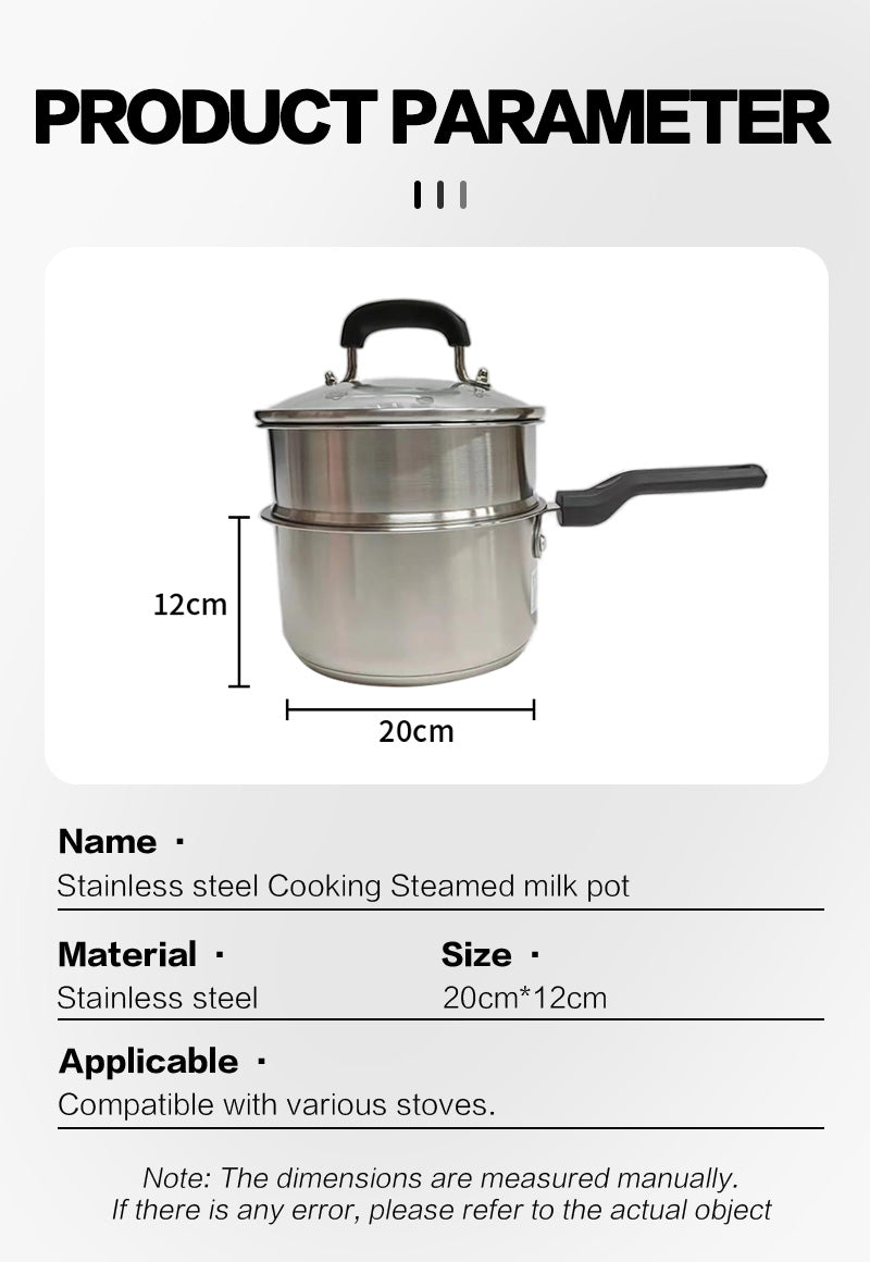 Composite bottom single handle high body juice pot