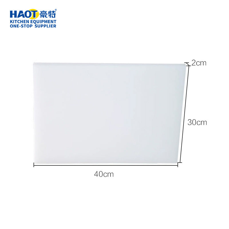 White plastic cutting board(square)