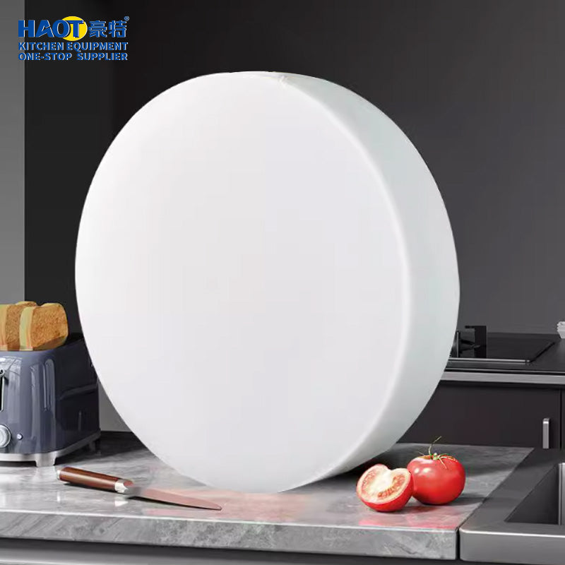 White plastic cutting board