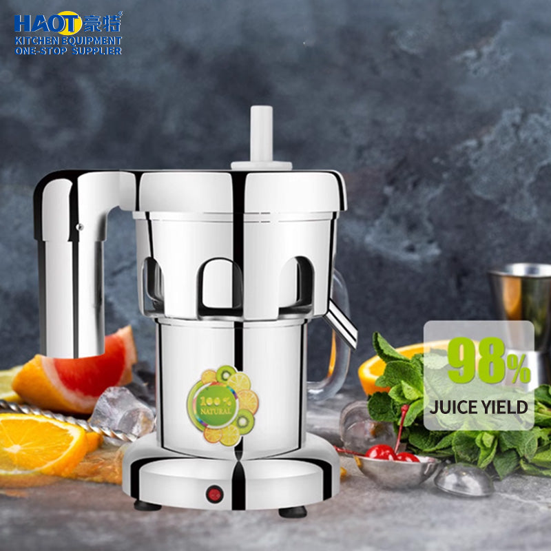 550W Commercial Fruit & Vegetable Juicer Extractor 100-120KG/H Industrial Juice Extractor for Lemon/Orange