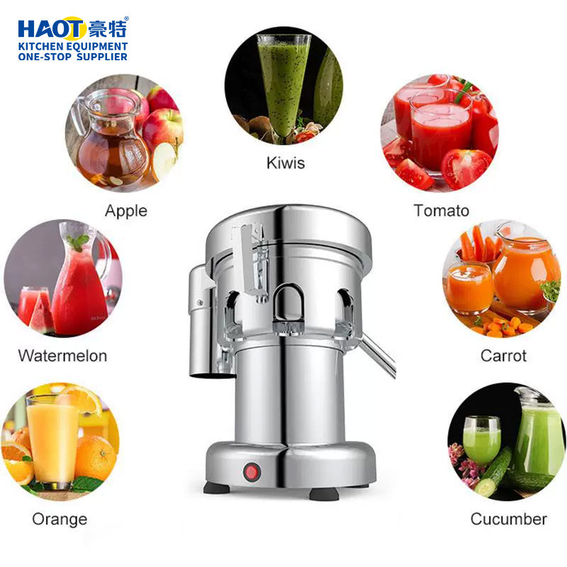 550W Commercial Fruit & Vegetable Juicer Extractor 100-120KG/H Industrial Juice Extractor for Lemon/Orange