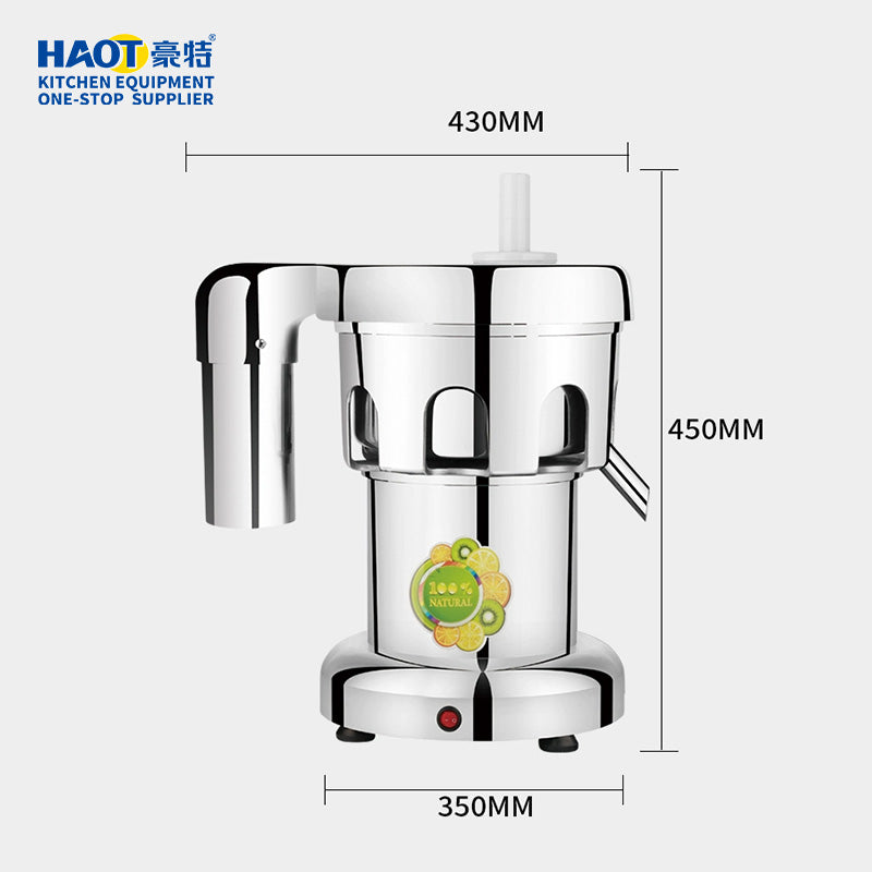 550W Commercial Fruit & Vegetable Juicer Extractor 100-120KG/H Industrial Juice Extractor for Lemon/Orange