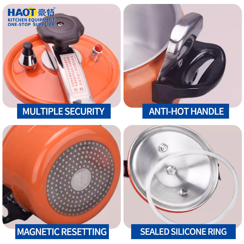 Tianxi 3.5L Orange Induction Pressure Cooker