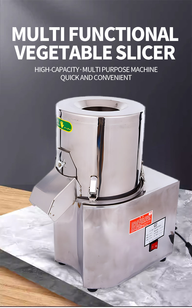 Stainless steel vegetable slicer