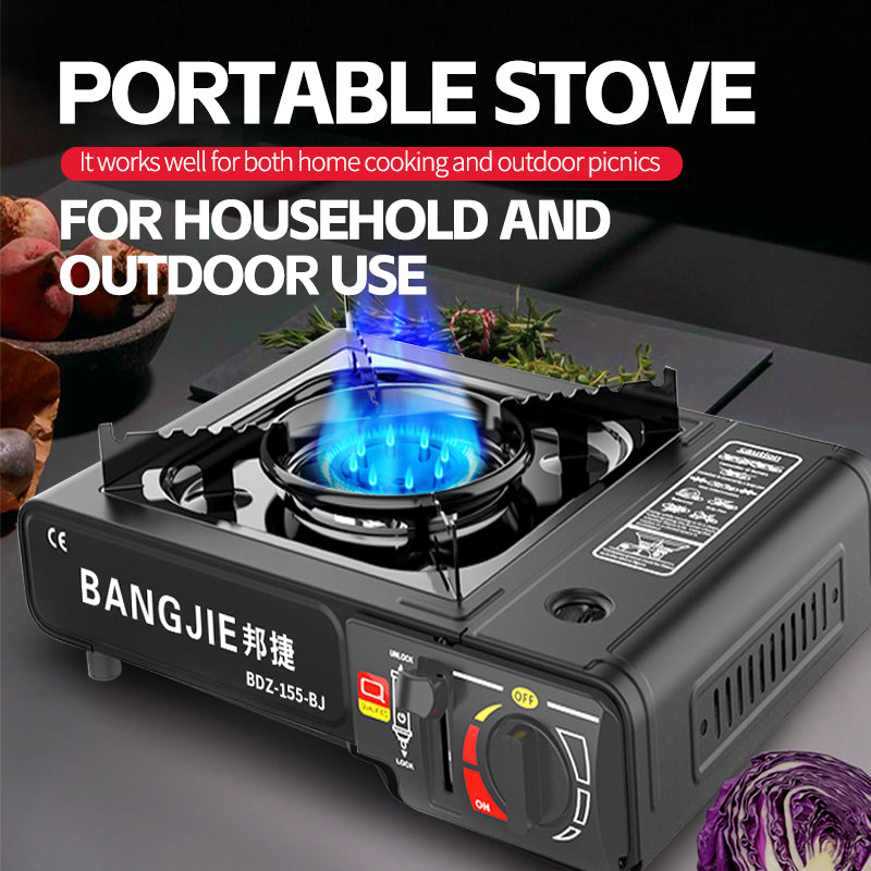 Card type portable stove