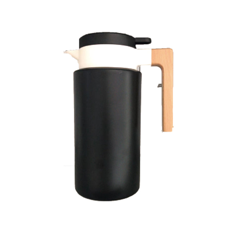 304 black wooden handle insulated kettle 1800ml (digital display with temperature)