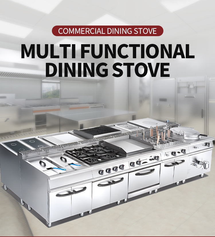 Electric noodle stove with cabinet holder