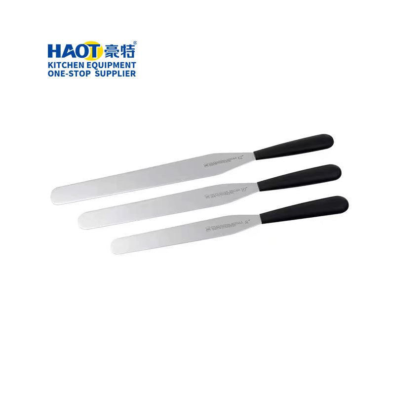 Stainless steel cake scraper