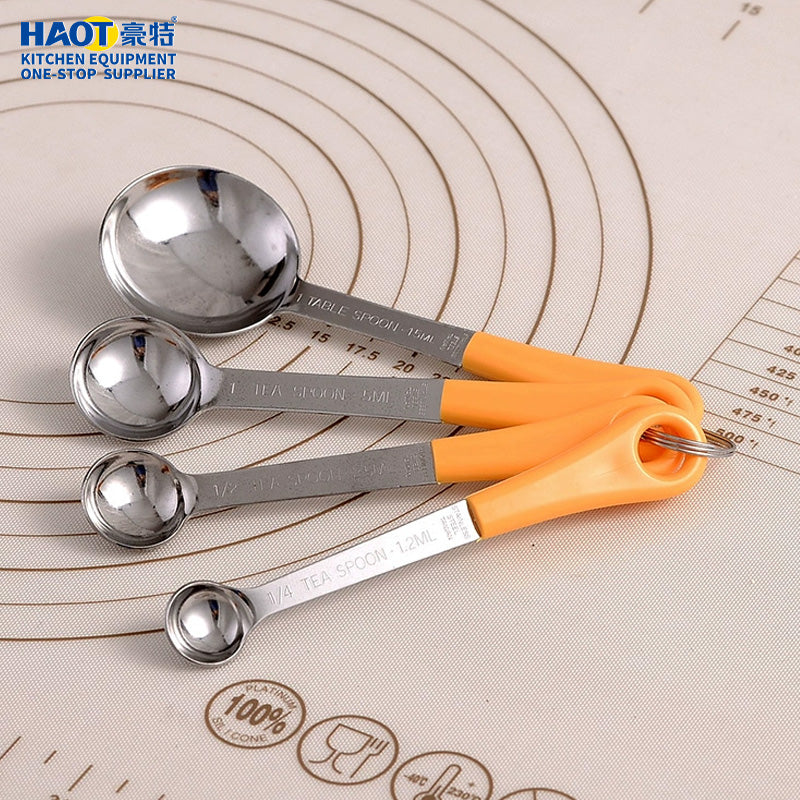 Stainless steel measuring spoon
