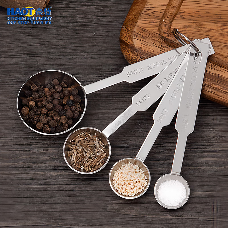 Stainless steel measuring spoon