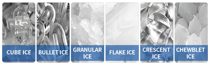 Commercial Ice Cube Making Machine Water Cooled Cube Ice