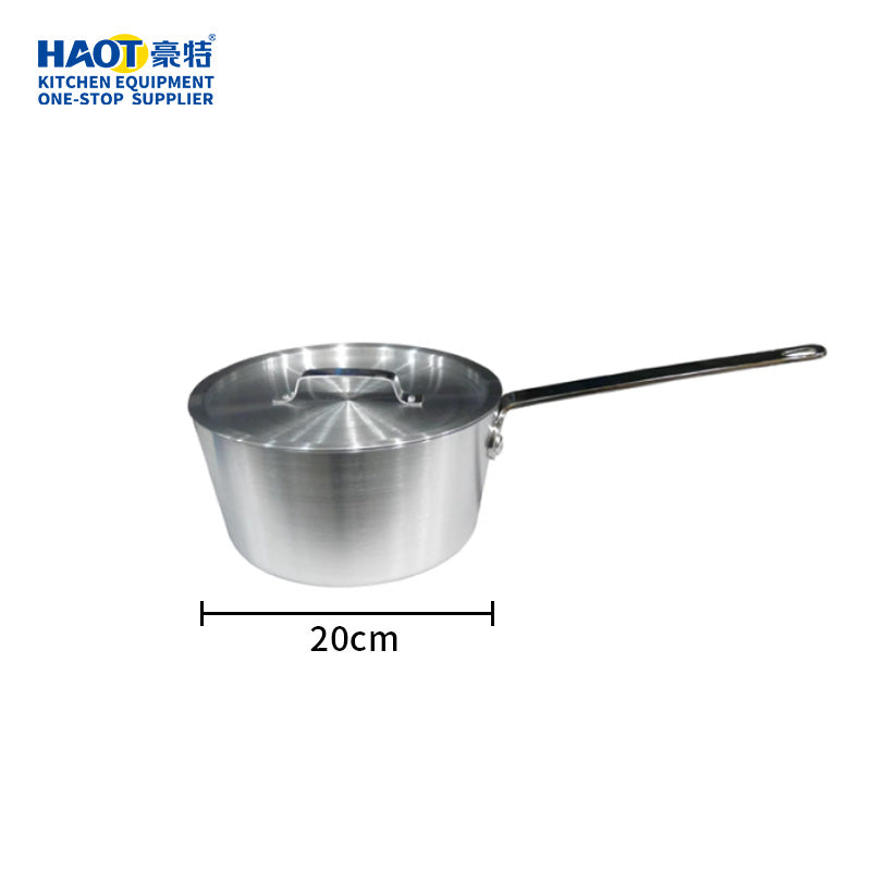 20CM double bottom aluminum sauce pot