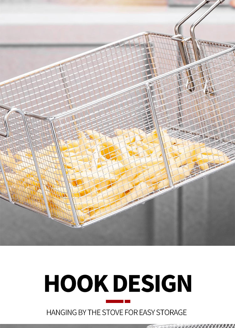 Electric fryer basket