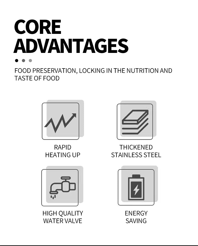 ZCK165BT-3 electric fast food insulated dining stove with three compartments