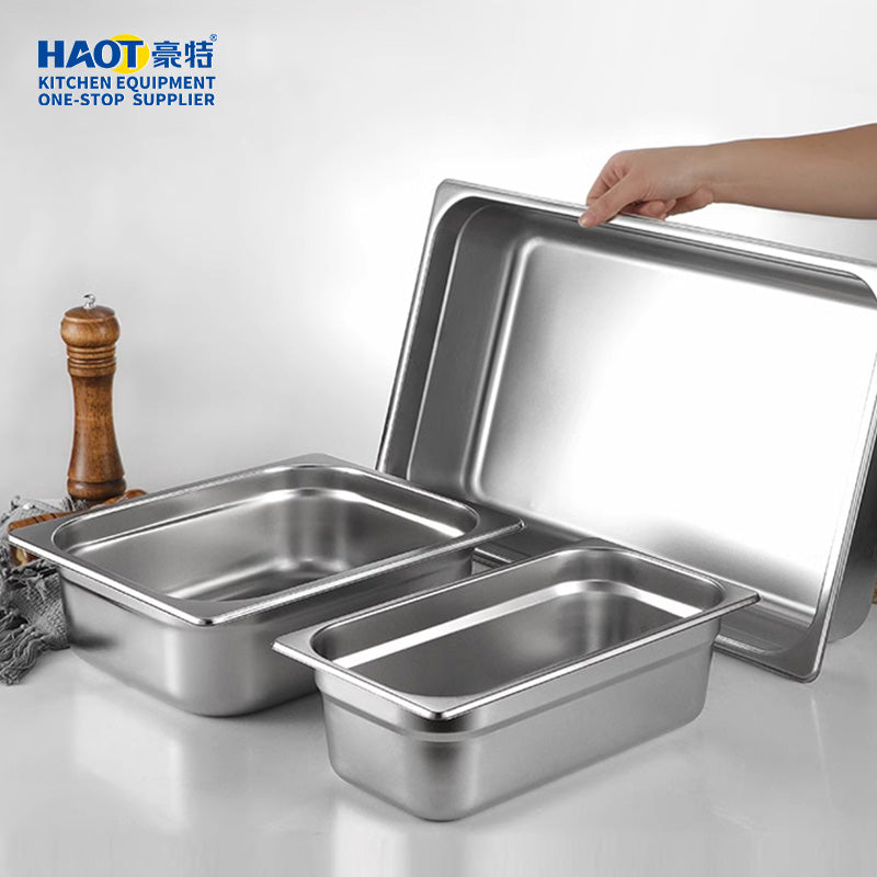European style professional stainless steel GN food pot (1/3 size)