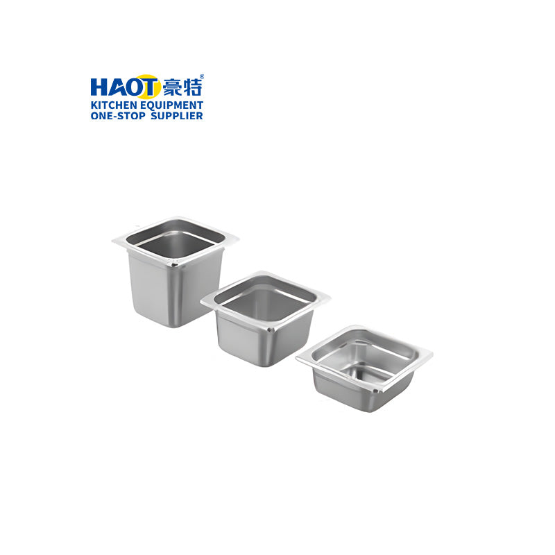American style professional stainless steel GN food pot (1/6 size)