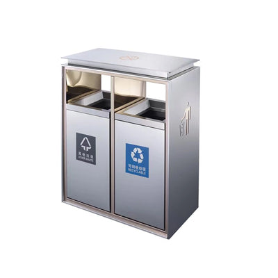 Sand silver steel seat classification ashtray(GPX-9F)