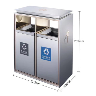 Sand silver steel seat classification ashtray(GPX-9F)