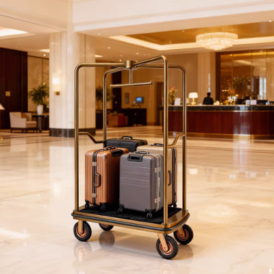 Brushed yellow antique bronze luggage car(XL-20)