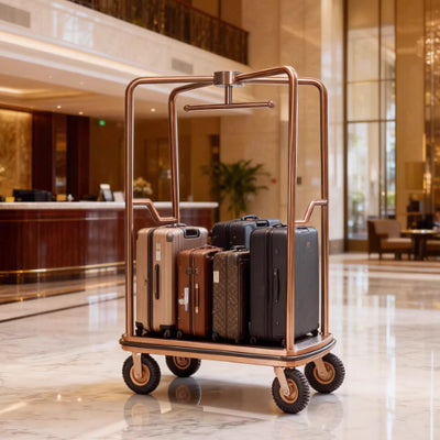 Brushed yellow antique bronze luggage car(XL-20)