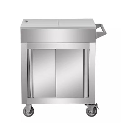 Sliding door seasoning cart
