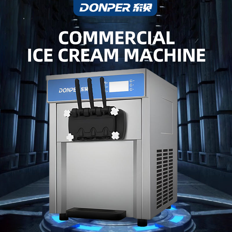 Dongbei desktop three head ice cream machine