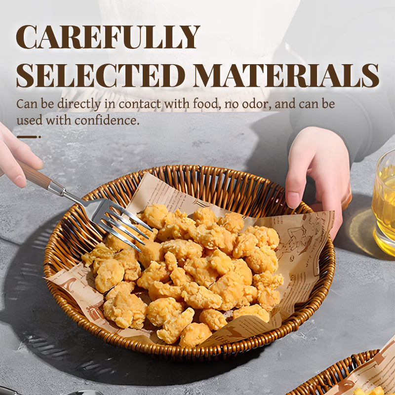 Circular flat bottomed deep basket HT-734