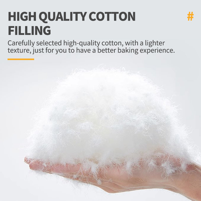 Large silver high-temperature gloves