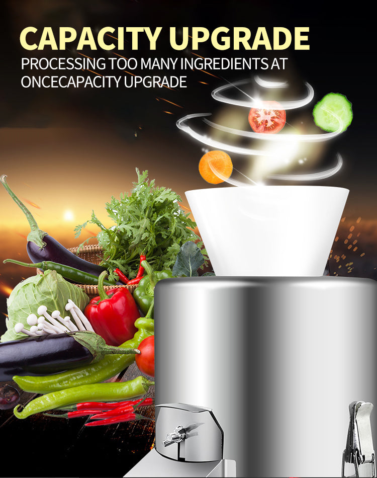 Stainless steel vegetable slicer