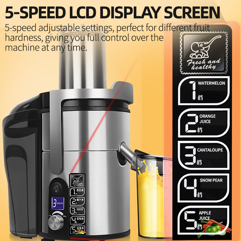 Large caliber juicer