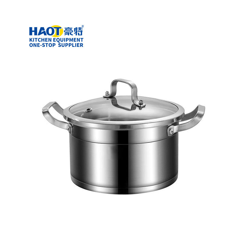 Double handle soup pot (three-layer bottom) 16cm