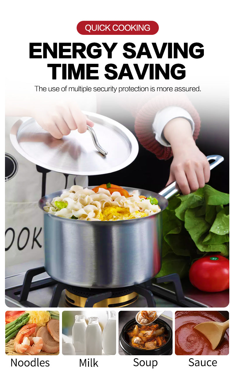 19cm single handle milk pot (soup steamer)