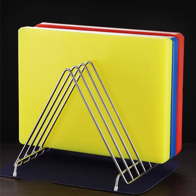 Six grid cutting board rack