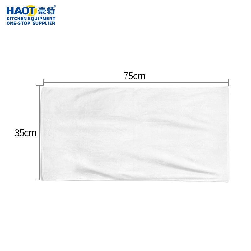 Premium White-Colored Cotton Terry Towels 750X350mm (10-Pack)