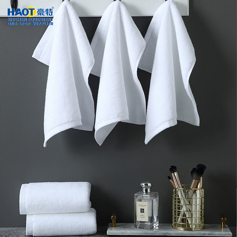 Premium White-Colored Cotton Terry Towels 750X350mm (10-Pack)