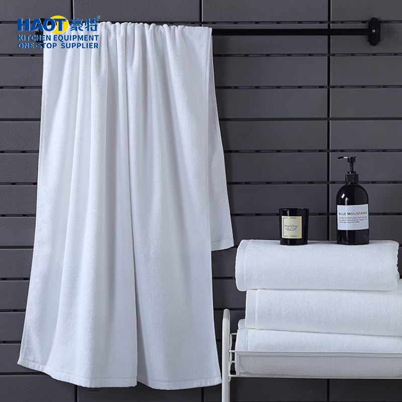 Premium White-Colored Cotton Terry Towels 750X350mm (10-Pack)