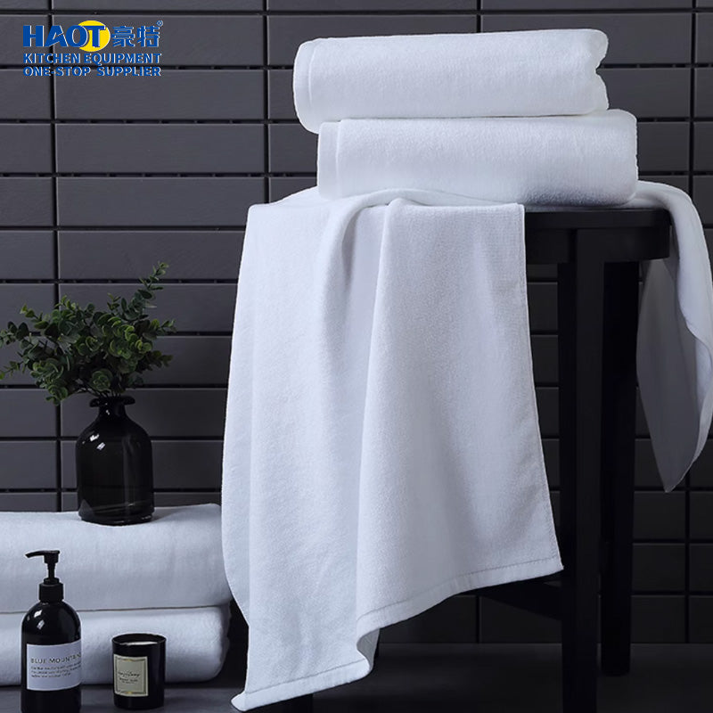 Premium White-Colored Cotton Terry Towels 750X350mm (10-Pack)